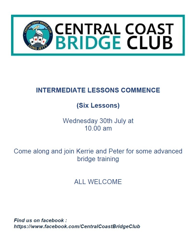 Intermediate Lessons July 2025