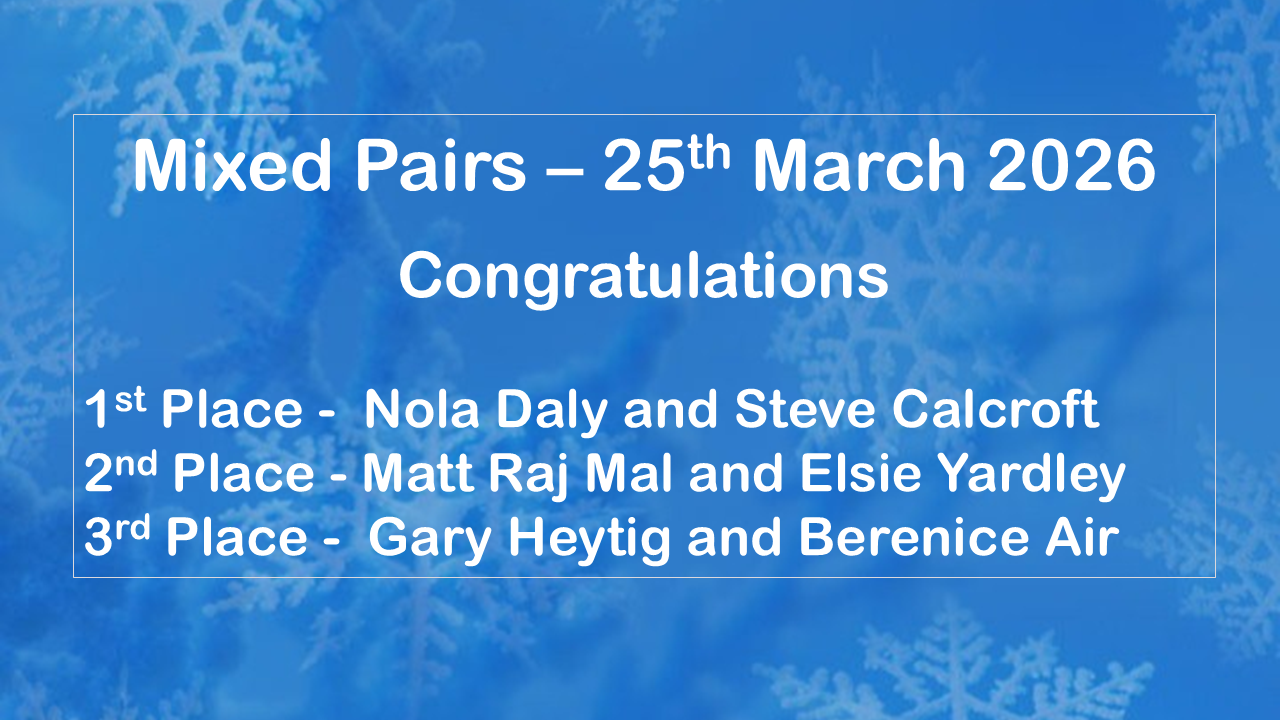 Mixed Pairs 2026