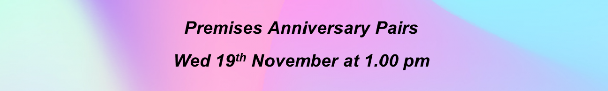 Coming Events 19th Nov