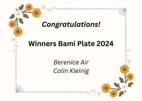 Bami Plate Winners 2024